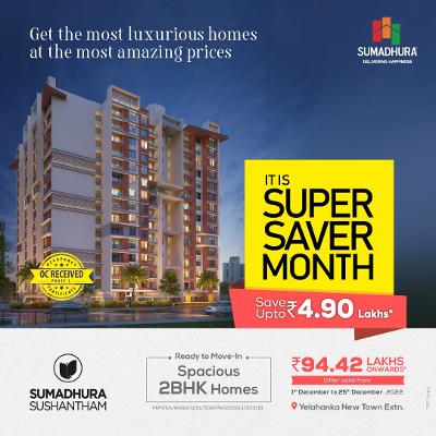 Save Big With the Serene Homes of Sumadhura Sushantham